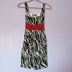 Zebra Print Dress With Pockets!!!